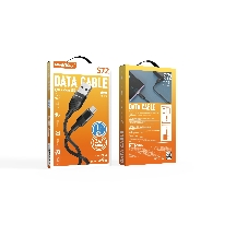 Кабель Smartbuy (iK-12-S72b) S72 MicroUSB черный, 2.4 А, сил., 1м