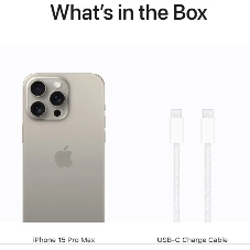 Смартфон Apple iPhone 15 Pro Max A3108 8Gb, 1Tb, Natural Titanium