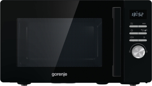 Микроволновая печь Gorenje MO23A3BH черный, 23 л, 800 Вт, переключатели - кнопки, поворотный механизм