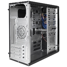 Компьютерный корпус Minitower ExeGate MA-371X-UNS350 (mATX, БП UNS350 с вент. 12см, 2*USB+2*USB 3.0, аудио, черный)