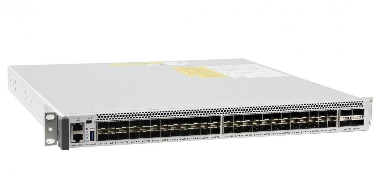 Коммутатор Cisco C9500-48Y4C-A, 48×25 Гбит/с SFP28 + 4×100 Гбит/с, управляемый