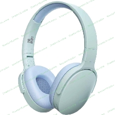 Беспроводные/проводные наушники Aksberry U3 Win Vibe бежево-синий, накладные, Bluetooth + проводной, до 10 ч