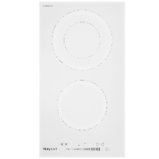 Электрическая варочная поверхность Hotpoint HR 3O2 WH, 2 конфорки, с зоной расширения, стеклокерамика, 3200 Вт