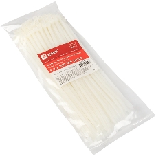 Хомут кабельный 4.8х250 нейл. бел. (уп. 100 шт) EKF plc-c-4.8x250