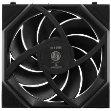Вентилятор для корпуса Lian-Li Uni Fan TL Wireless 120 ARGB 120х124.5x28 черный 4-pin 33дБ (G99.12TL1W1B.R0) Ret