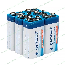 Батарейки солевые Gembird Gb-6F22-6B, тип Крона(6F22), 6шт, коробка
