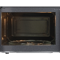 Микроволновая печь BBK 20MWS-721T/BS-M серебристый, 20 л, 700 Вт, переключатели - кнопки, поворотный механизм