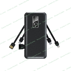 Портативный аккумулятор Rexant Power Bank (аккумуляторная батарея) 10000 mAh, черное