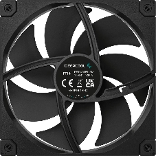 Вентилятор для корпуса DEEPCOOL FT14 черный, 140 мм, 1650 об/мин, 25.1 дБ, 4 pin