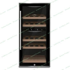 Винный шкаф CASO WineComfort 24 черный, 2 отсека, 24 бут., класс G