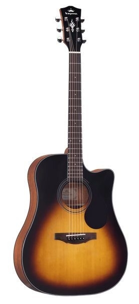 Электроакустическая гитара Kepma EDCE-K1-3TSM цвет санберст