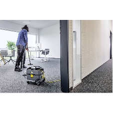 Пылесос Karcher T 10/1 серый/черный, 585 Вт, уборка сухая, пылесборник мешок/контейнер 10 л