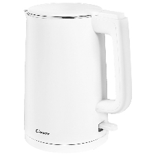 Чайник электрический Candy CK-102 1.5л. 2200Вт белый корпус: нерж.сталь/пластик