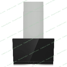 Вытяжка наклонная Gorenje WHI649X21P черный/серебристый, 60 см, 740 куб. м/ч, 67 дБ