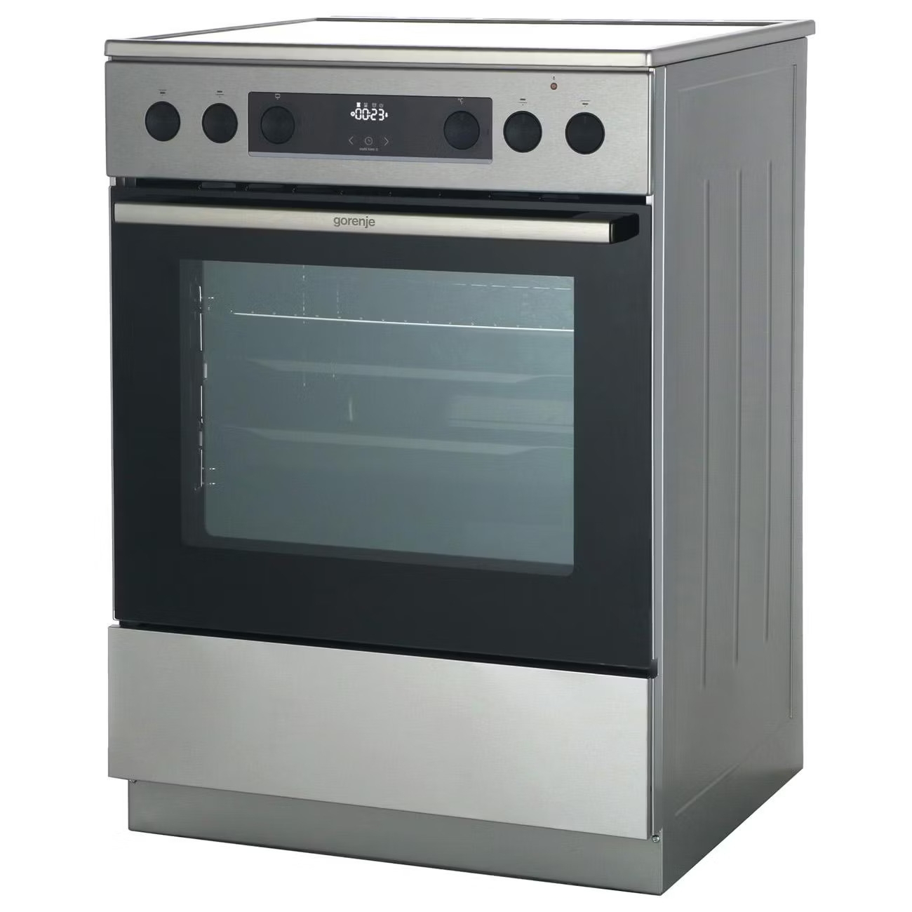 Плита электрическая Gorenje GECS6C70XPA нержавеющая сталь, конфорок 4 шт, духовка 71 л, 60 см x 85 см x 60 см