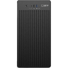 Компьютерный корпус CBR PCC-MATX-V285-WPSU черный mATX, Minitower V285, без БП, 1хUSB 3.0 Type-C, 1хUSB 3.0, 1хUSB 2.0, HD Audio+Mic, кабель питания 1.2м