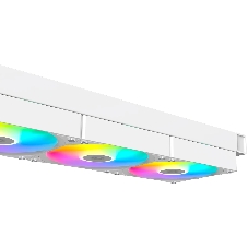 Система жидкостного охлаждения ID-Cooling FX360 LCD белый (Soc 1851/1700/1200/115X/AM5/AM4, 3x120мм fan, 2000rpm, 27.2 дБ, 350W, PWM 4-pin, Al+Cu)