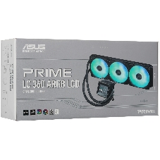 Жидкостная система охлаждения ASUS PRIME LC 360 ARGB LCD черный, алюминий/медь, 2500 об/мин, 36.5 дБ, 4 pin