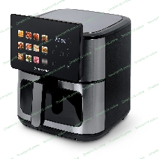 Аэрогриль BRAYER BR2059 черный/серебристый, 2000 Вт, 8 л, сенсор, 12 программ