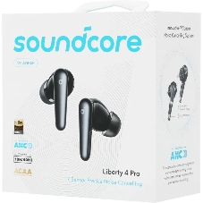 Наушники TWS Anker Soundcore Liberty 4 Pro черный, внутриканальные, Bluetooth, адаптивное шумоподавление, до 40 ч