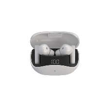 Беспроводные наушники Maxvi MHF-120BT белые TWS\LCD\Sensor\200мАч\5.4\кабель Type-C