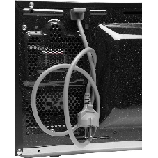 Микроволновая печь Samsung MS23T5018AK/BW черный, 23 л, 800 Вт, переключатели - сенсор