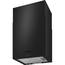 Вытяжка пристенная цилиндрическая Weissgauff Box 40 PB черный, 40 см, 900 куб. м/ч, 58 дБ