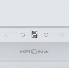 Вытяжка наклонная Krona Irma A 600 White S белый/серебристый, 59.5 см, 1300 куб. м/ч, 65 дБ