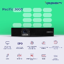 Источник бесперебойного питания Ippon Pacific 3000 2700Вт 3000ВА черный
