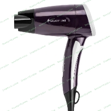 Фен Galaxy Line GL 4338 фиолетовый, 1200 Вт, компактный