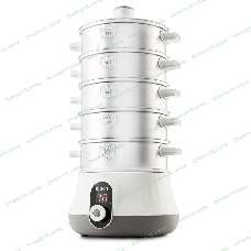 Пароварка электрическая Kitfort КТ-2035 600 Вт. Количество уровней: 5. Таймер приготовления: до 60 минут.