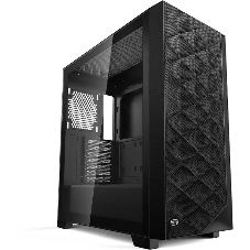 Компьютерный корпус PCCooler C3D510 BK ARGb, Tempered Glass Full Tower, Black, TG, 0.7 SPCC, 3x120мм ARGb E-ATX, ATX, mATX, mITX 170/390/410мм 2x2.5