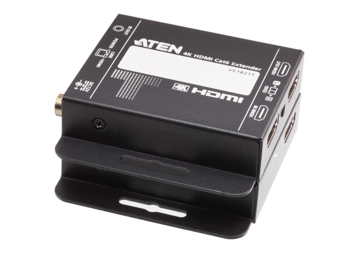 Удлинитель ATEN VE1821-AT-G 4K HDMI Cat 6 Extender with PoC (4K@40m)