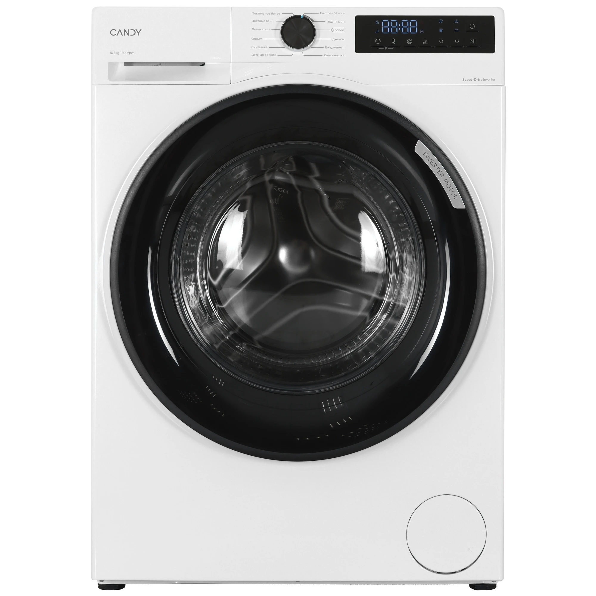 Стиральная машина Candy Nova C43W 210MBBW-07 белый, загрузка фронтальная 10.5 кг, 1200 об/мин, класс A+++
