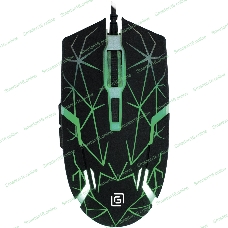 Мышь проводная Oklick 701G черный, 3600 dpi, USB, кнопки - 6