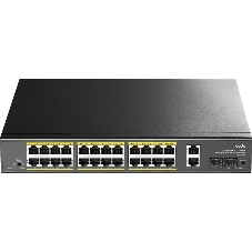 Коммутатор Cudy GS1026PS2, 24×1 Гбит/с, 2×1 Гбит/с Combo (RJ-45/SFP), 2×1 Гбит/с SFP