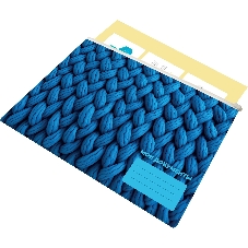 Папка на молнии ZIP Silwerhof FABRIC A5+ ПВХ 0.25мм