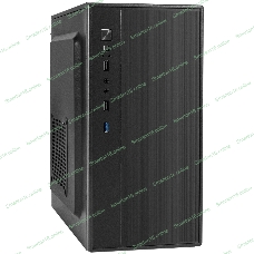 Компьютерный корпус Minitower ExeGate BAA-408U-UNS450 (mATX, БП UNS450 с вент. 12см, 2хUSB+1хUSB 3.0, HD Audio, черный)