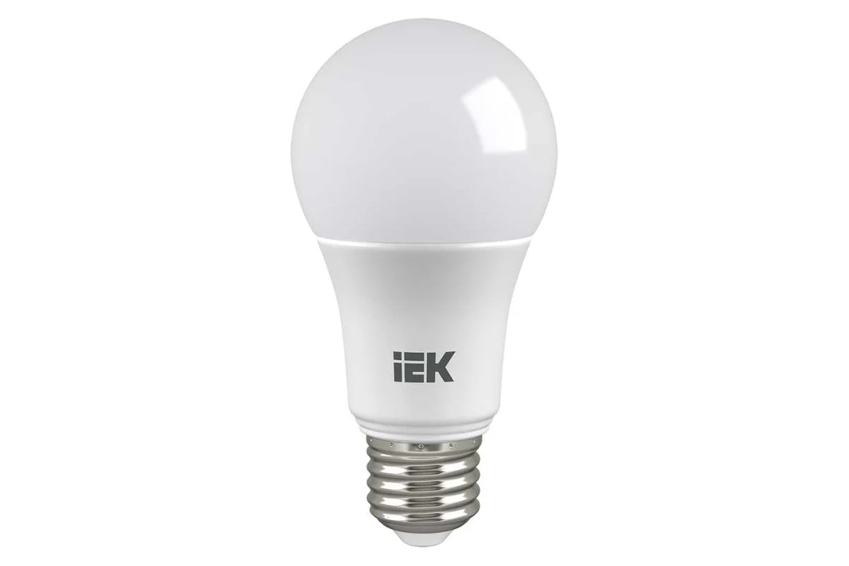 Лампа светодиодная IEK LLE-A60-11-230-40-E27 ECO A60 11Вт грушевидная 4000К белый E27 990лм 230-240В