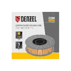 Омедненная проволока Denzel ER70S-6, диам. 0,8 мм, 5 кг, диам. катушки D200