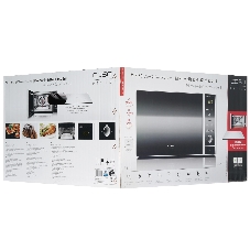Микроволновая печь CASO MCG 30 Ceramic Chef серебристый, 30 л, 900 Вт, переключатели - кнопки, поворотный механизм