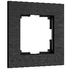 Рамка на 1 пост WERKEL AluMax (черный алюминий) W0013508