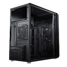Компьютерный корпус ACD Coffre 104M mATX, черный, CPU 140мм, VGA 245мм, PSU 285мм, 2x3.5INT, 1x2.5INT, 2xUSB 2.0, 1xUSB 3.0, HD Audio, w/o FAN, w/o PSU