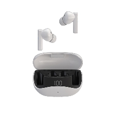 Беспроводные наушники Maxvi MHF-120BT белые TWS\LCD\Sensor\200мАч\5.4\кабель Type-C