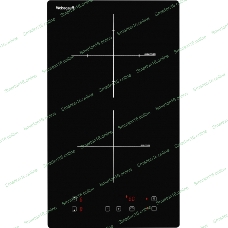 Индукционная варочная панель Домино Weissgauff HI 32, 30 см, индукционная, стеклокерамика, сенсорное управление, индикация степени нагрева, таймер, блокировка от детей, автоотключение, черная