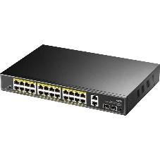 Коммутатор Cudy GS1026PS2, 24×1 Гбит/с, 2×1 Гбит/с Combo (RJ-45/SFP), 2×1 Гбит/с SFP