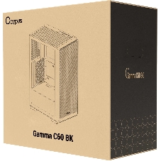 Компьютерный корпус Ocypus Gaммa C60 BK ATX/win/black/no PSU/Tempered Glass