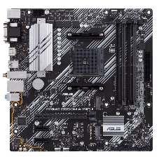 Материнская плата ASUS PRIME B550M-A WIFI II, AM4, AMD B550, 4xDDR4, 4xSATA, 2xM.2, 1xPCI-E 4.0 x16, 2xPCI-E x1, 1xDVI-D, 1xHDMI, 1xVGA, 1x 1Gb LAN, 2xUSB-A 3.2 Gen 2, 4xUSB-A 3.2 Gen 1, 3x3.5 мм, 7.1, Micro-ATX