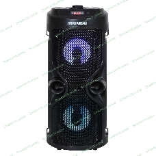 Минисистема Hyundai H-MC150 черный 50Вт/FM/USB/BT/SD/MMC