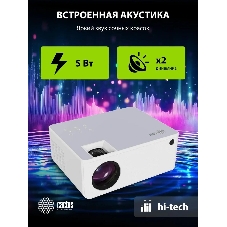Проектор Cactus CS-PRM.04WT.WUXGA-A LCD 400Lm ANSI (1920x1080) 2000:1 ресурс лампы:50000часов 1xUSB typeA 1xHDMI 2.5кг